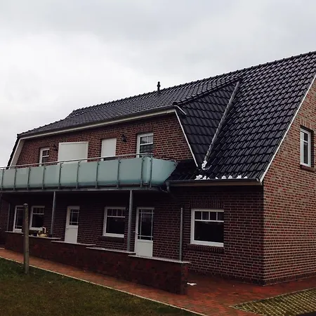 Apartmenthaus Djuren Dornum Buitenkant foto