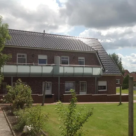 Apartmenthaus Djuren Dornum Buitenkant foto